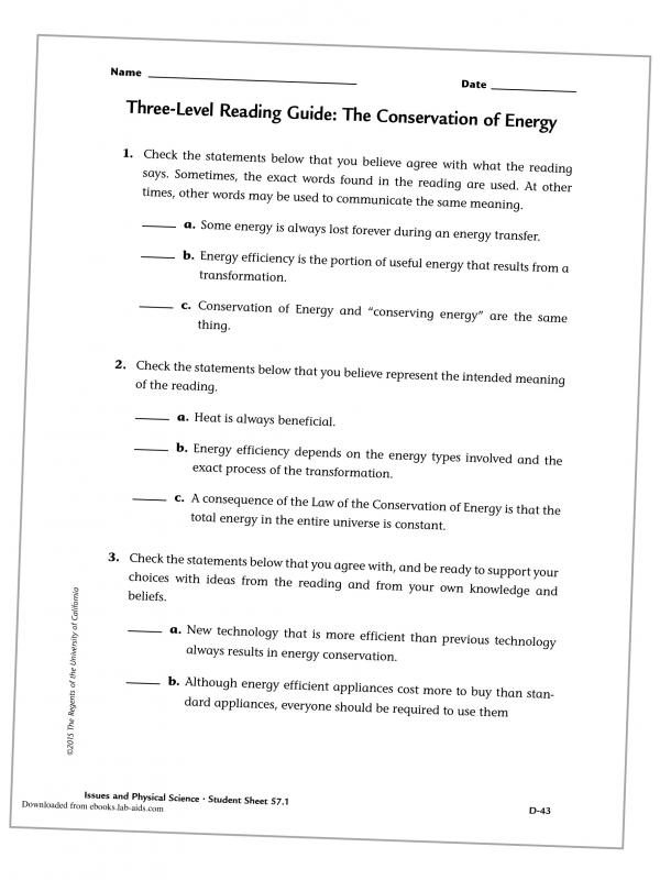 three level reading guide Thumbnail