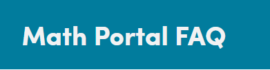 Math Portal FAQ Graphic